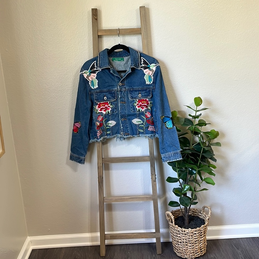 Embroidered Denim Jacket